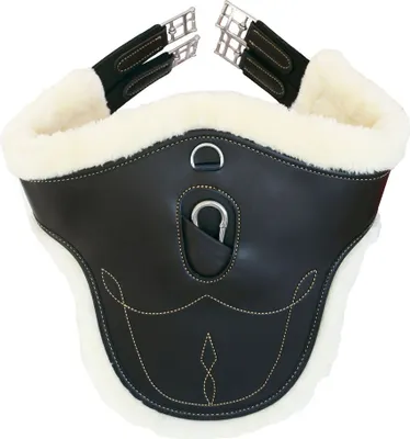 Obrázek produktu pro Kentucky Horsewear Podbřišník s jehněčí kůží Podbřišník z jehněčí kůže černý