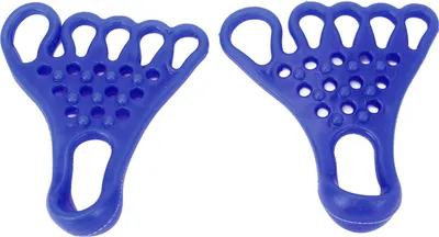 Produktbild von Zehen Dehnungshilfe 2er Set – TPR, flexibel, rutschfest, für Fußmassage, blau