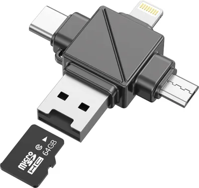Xssive 4-in-1 kaartlezer - foto 1