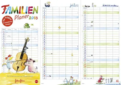 Produktbild von Helme Heine Familienplaner - Kalender 2021