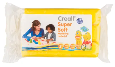 Obrázok produktu pre Creall Supersoft Knete Block 500g Gelb
