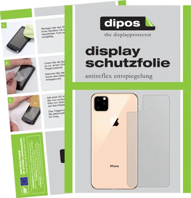 Produktbild von Schutzfolie für Apple iPhone 11 Pro Max Rückseite Display Folie matt