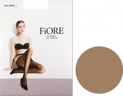 Produktbild von Glatte Damenstrumpfhose Fiore Lili 20 den Bräune 4