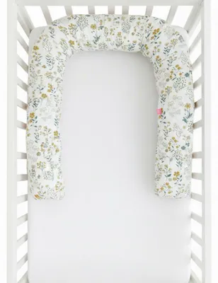 Produktbild von Minky-Kissen-Rollen-Kinderbettumrandung 200 cm - Wildblumen