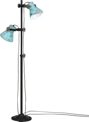 Produktbild von vidaXL Stehleuchte 25 W Blau 25x25x90/140 cm E27