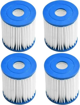Productafbeelding van WuYan vervangingsfilters voor Intex zwembadfilterpomp, type H, geschikt voor 28601/28602 en 29007E, set filterpatronen