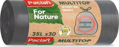 Produktbild von Paclan Müllsäcke 35 l, 30 Stück, umweltfreundlich