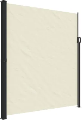 Image de vidaXL Marquise latérale extensible Crème 220x500 cm