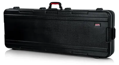 Produktbild von Gator Cases 76-Noten-Tastaturkoffer Mit Rädern, Schwarz, Polyethylen, MIDI-Keyboard-Gehäuse, Hard-Case, Jede Marke, Riegelverschluss