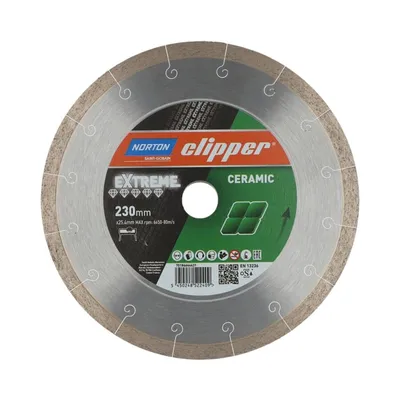 Image de Norton Clipper disque à tronçonner diamanté Extreme Ceramic 230x25,4 mm 70184644431