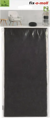 Produktbild von Fix-o-moll Filzgleiter 20x10cm schwarz