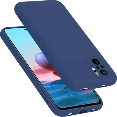 Produktbild von Cadorabo Schutzhülle für Xiaomi RedMi NOTE 10 4G / RedMi NOTE 10S Hülle in Blau Handyhülle Case Cover TPU Etui