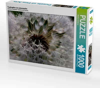 Produktbild von Calvendo Tautropfen im Löwenzahn 1000 Teile Puzzle quer 640x480mm, Schikore Martina; 7428304
