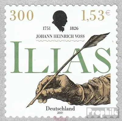 Produktbild von Briefmarken BRD (BR.Deutschland) 2002 Mi 2251 (kompl.Ausg.) selbstklebende Ausgabe gestempelt Johann Heinrich Voß