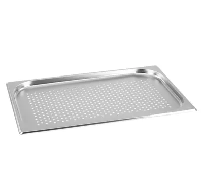 Produktbild von GN Behälter Gastronorm 1/1 20 mm gelocht/perforiert aus Edelstahl GVK ECO