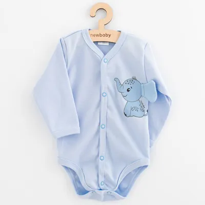Zdjęcie produktu dla New Baby Happy Elephant niebieski, rozmiar 68 (4-6m)