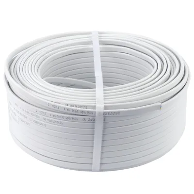 Produktbild von 100m Stromkabel Installationskabel Flachkabel YDYp 3x1,5 mm2