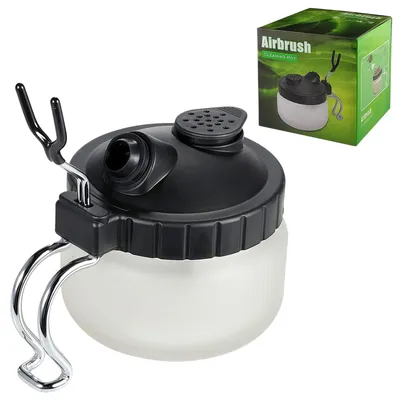 Airbrush-Reinigungstopf mit Glashalter und Filter-Set