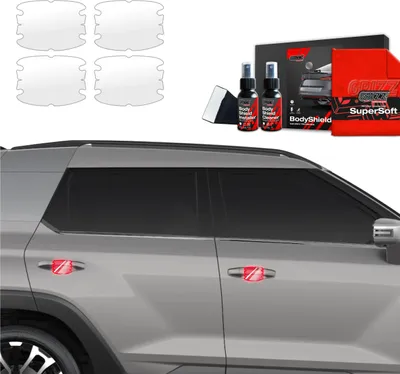 Productafbeelding van 4-in-1 beschermfolie Grizz Protector voor de deurgreepuitsparingen - SsangYong Torres (2024-2025)