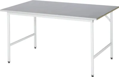 Produktbild von Rau Arbeitstisch Stahl BxTxH 1500x1000x800-850mm