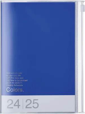 Produktbild von MARK'S 2024/2025 Taschenkalender B6 vertikal, Colors /  Blue