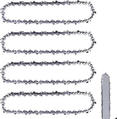 Obrázok produktu pre 4 kusy pílových reťazí 3/8 palca 1,3 mm 40 článkov