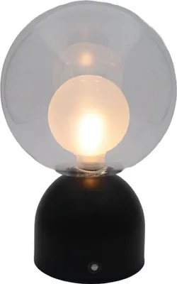 Imagen del producto de Luxus Europe - Lámpara de mesa táctil Lina, color - Lámpara de mesa LED inalámbrica para interiores, recargable mediante USB-C