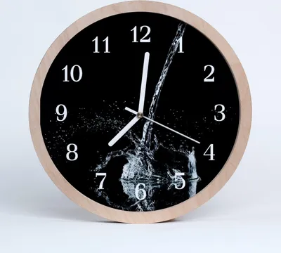 Produktbild von Holzuhr 20fi cm wanduhr - Wasser