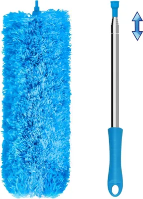 Produktbild von JEHONN Staubwedel Teleskop Lang Ausziehbar Mikrofaser 254 cm Spinnenwebenentferner