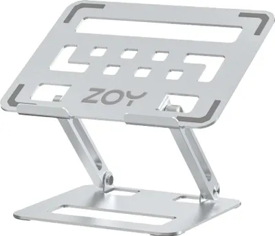 Zdjęcie produktu dla Podstawka pod laptopa ZOY ZLS08 - składana, ergonomiczna, regulowana, dla laptopów do 17