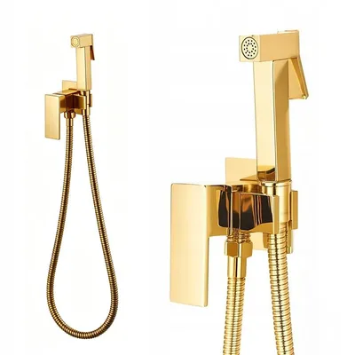 Produktbild von AjieQAQ Cubic Unterputz-Bidetarmatur mit Temperaturregelung, Gold