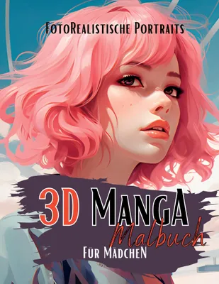 Produktbild von Manga Malbuch für Mädchen