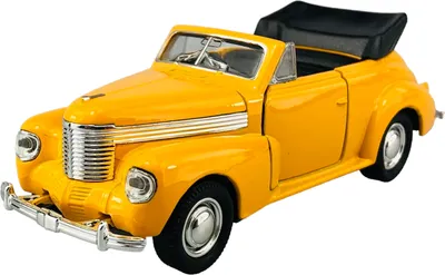 Produktbild von Welly Old Timer 1938 Opel Kapitan Cabriolet Gelb 1:34-1:39 Die Cast Metall Modell Neu im Kasten 43785