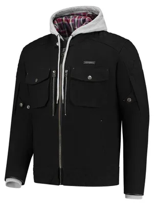 Produktbild von Rusty Stitches Glenn Motorrad Textiljacke, schwarz, L