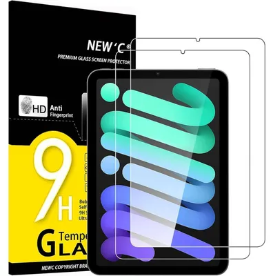 Immagine prodotto di Pellicola protettiva in vetro temperato per iPad mini 7/6, 8,3 pollici, 2 pezzi, durezza 9H, trasparente HD