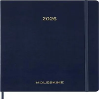 Produktbild von MOLESKINE Buchkalender Essential 2025/2026 15 Monate XXL saphirblau