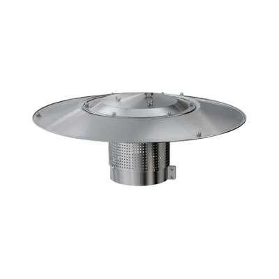 Zdjęcie produktu dla GARDENFLARE XXL Rura ogniowa z osłoną przeciwiskrową – aluminium i stal nierdzewna, ogranicza rozpryskiwanie iskier, odbija ciepło w dół, w zestawie z torbą transportową