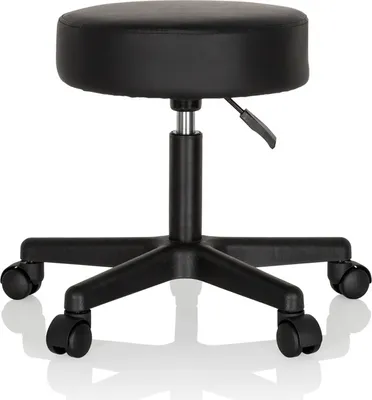 Obrázok produktu pre hjh OFFICE otočná stolička OPERÁTOR I Rolling stolička pracovná stolička, ergonomická stolička pre kancelársku prax domácu kanceláriu, Imitácia kože