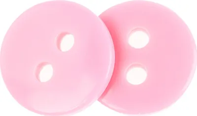 Immagine prodotto di Bottone - set di 6 - diametro 10 mm - Rosa