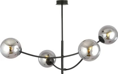 Produktbild von Bioledex Dramnir Deckenleuchte 4-fach E14 schwarz anthrazit 89x63x89cm  Europe