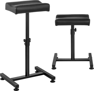 Zdjęcie produktu dla Podnóżek kosmetyczny do pedicure regulowana wysokość do 75 cm do 80 kg - czarny