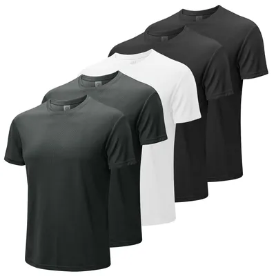 Productafbeelding van MEETWEE Heren T-shirt, korte mouwen, zomer, sportshirts, fitness, mannen, sneldrogend