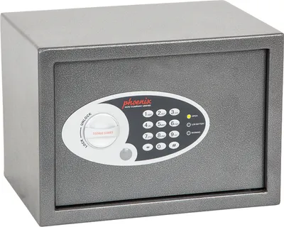 Immagine prodotto di phoenix SS0802E phoenix safe Vela Home & Office grigio grafite 35,0 x 25,0 x 25,0 cm