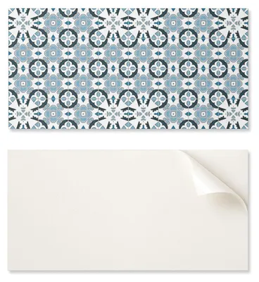 Image de Adhésifs vinyles décoratifs pour cuisine, format 120 x 60 cm, motif géométrique