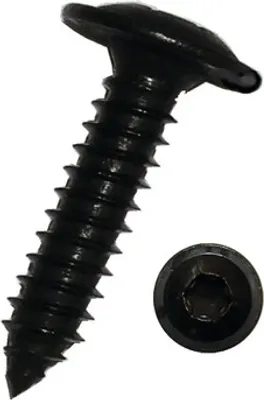 Produktbild von Dresselhaus WGR 4635, Schraube, Galvanisiertes Stahl, Vollgewinde, Schwarz, Stahl, 16 mm, 4,2 mm