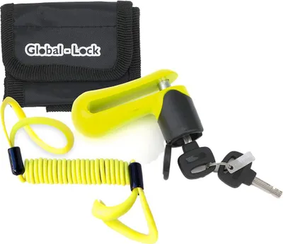 Produktbild von Global Lock City 10 Scheibenbremsenschloss Gelb,Schwarz  Gelb,Schwarz One Size