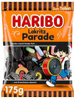 Produktbild von Haribo Lakritz Parade (18 x 175g)
