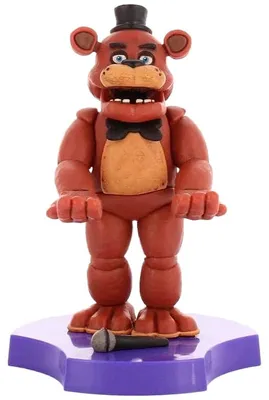 Produktbild von Exquisite Gaming Fünf Nächte Bei Freddy´s Freddy Holdems Cable Guys Mini Gerätehalter Und Telefonständer Lila Lila One Size