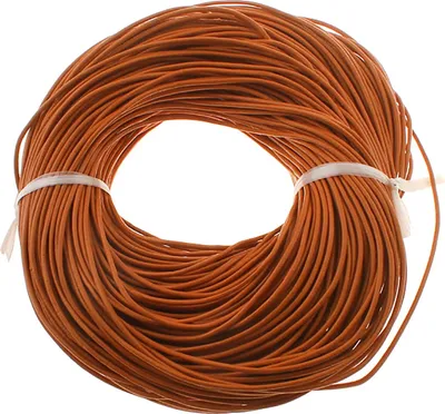Produktbild von 10m Lederband rund ø  1 o. 2mm Farbwahl Lederriemen Lederschnur Rindslederschnur