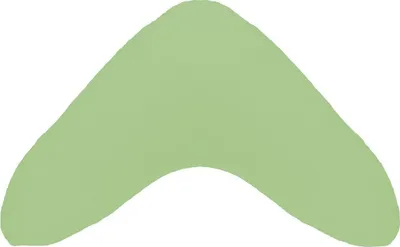 Produktbild von Bezug Bumerangkissen Wasserbett : Farbe - Lindgrün